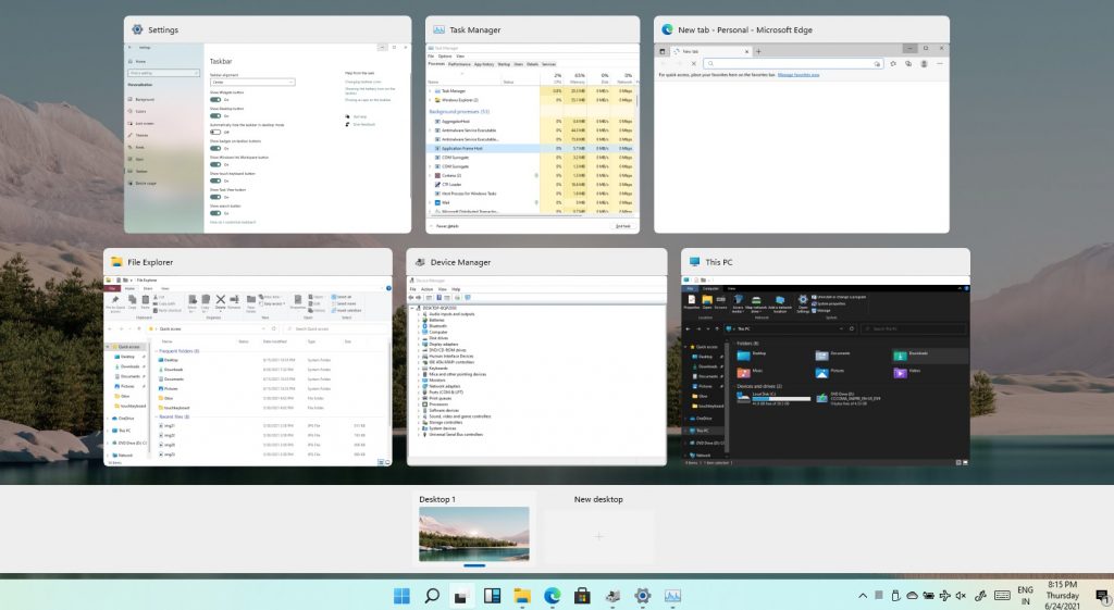 windows 11 task view