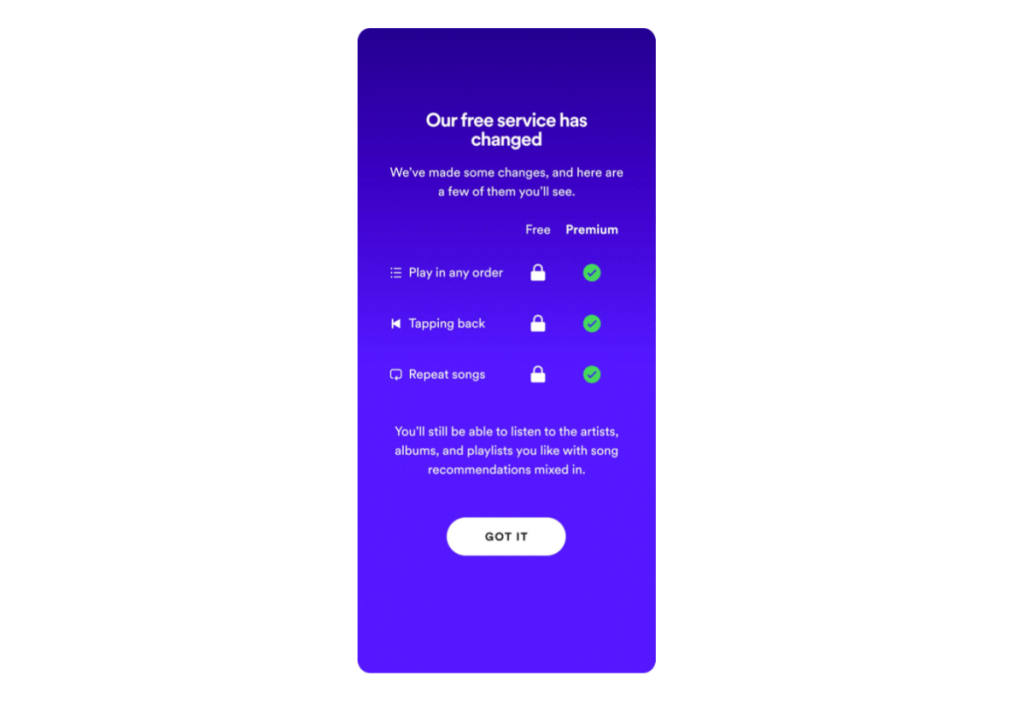 Spotify Restricts Features for Free Users in India