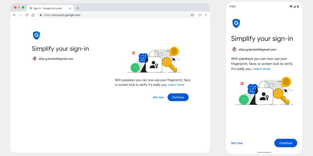 Google's Shift to Passkeys