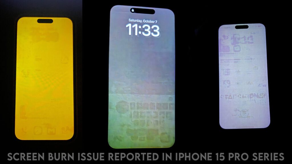 iPhone 15 Pro Screen Burn